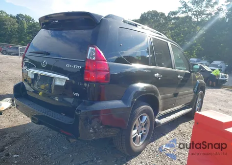 2008 Lexus Gx 470 из США, поврежденный, VIN JTJBT20X680150468